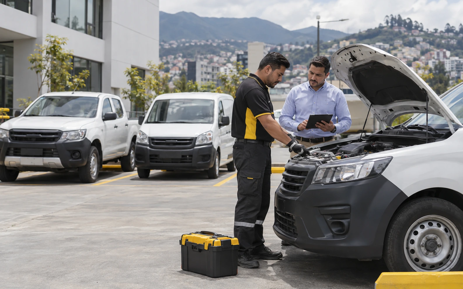 Servicio profesional de baterías para empresas y flotas
